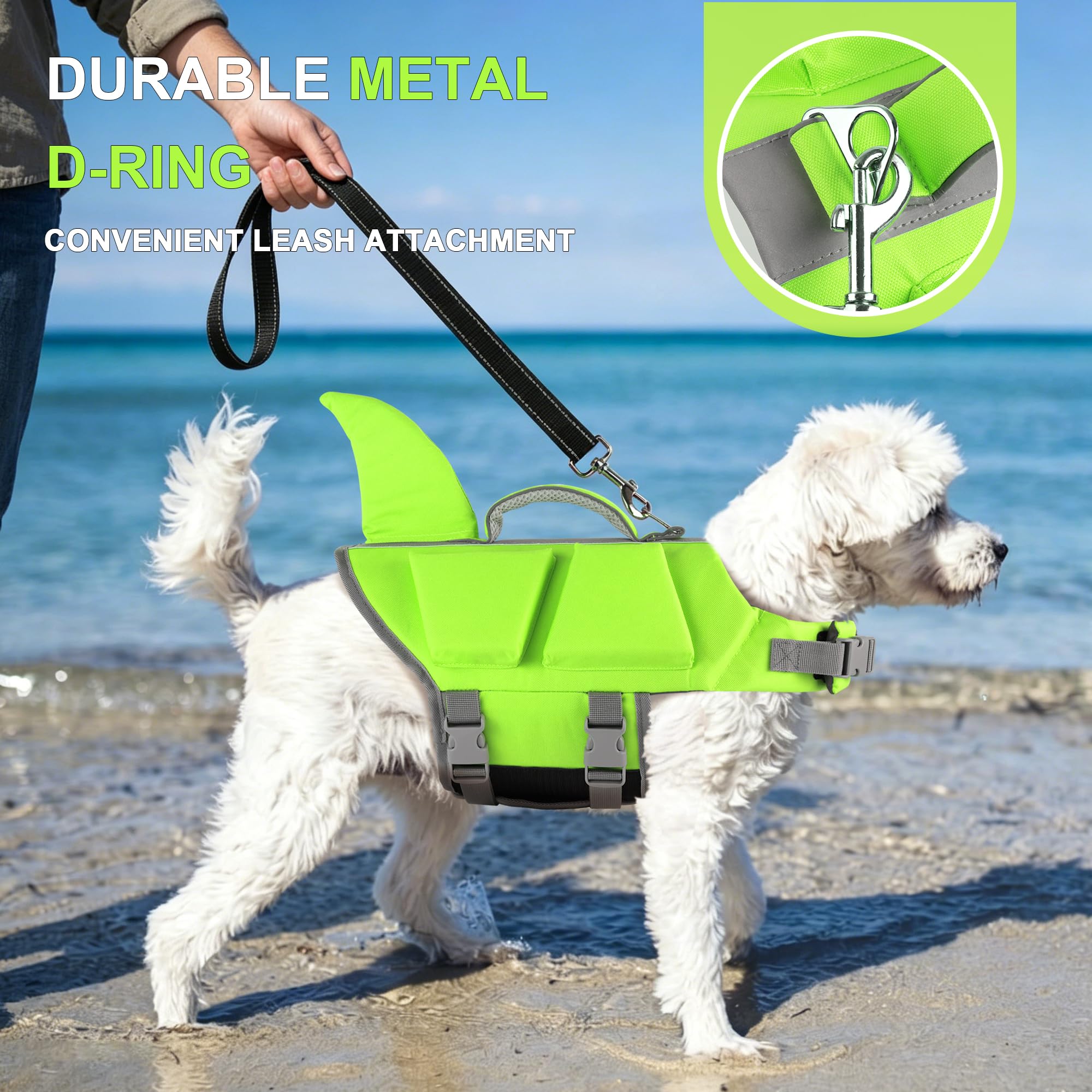Amazon | Dogcheer Dog Shark ライフジャケット エクストラフォーム